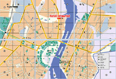 Hotel Intourist Map